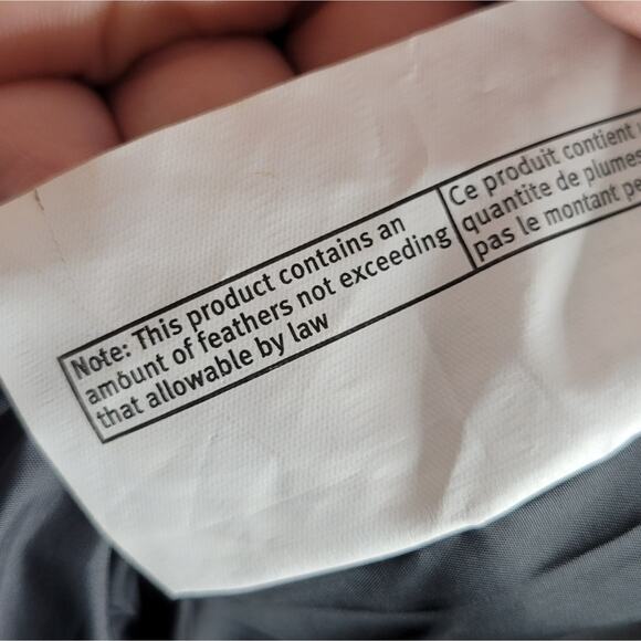 Eddie Bauer Trinity Feather Down Filled Black Parka, size XL - Picture 8 of 8